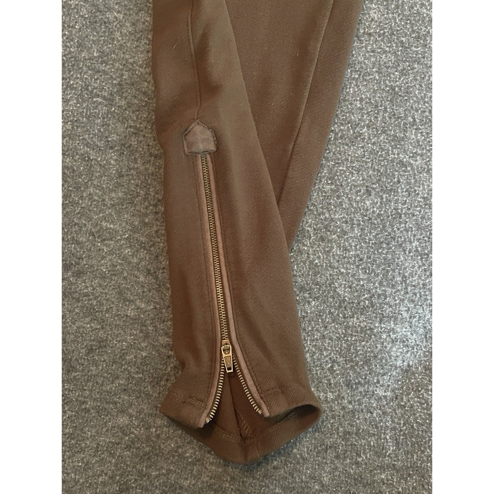 J. Jill Womens Brown Stretch Ankle Zip Leggings Pants Size Large Tall - Picture 4 of 8
